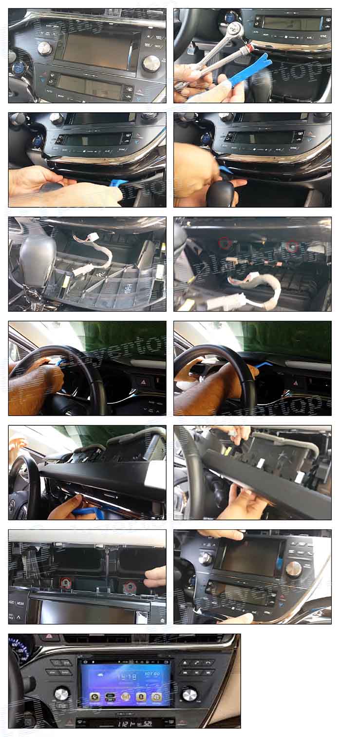 branchement autoradio toyota avalon 2013